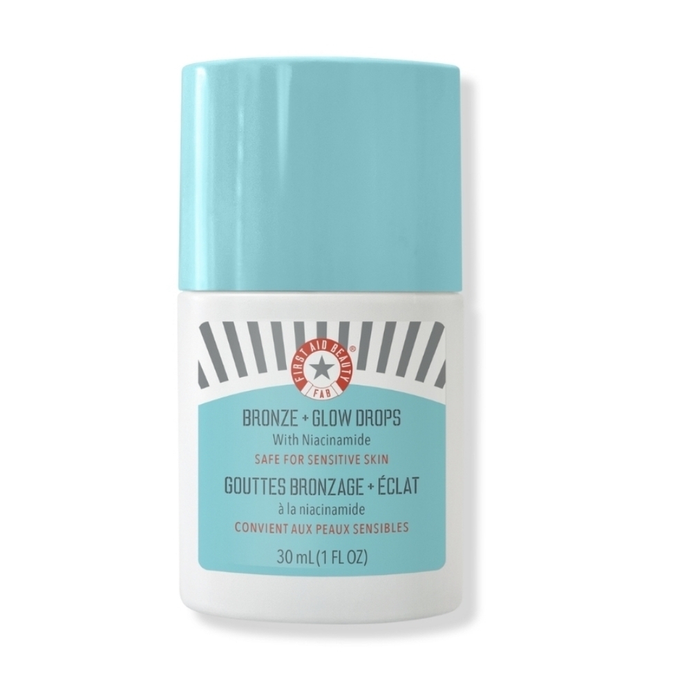 CLEARANCE! First Aid Beauty Bronze + Glow Drops Sensitive Skin Safe, 30ml, NIB